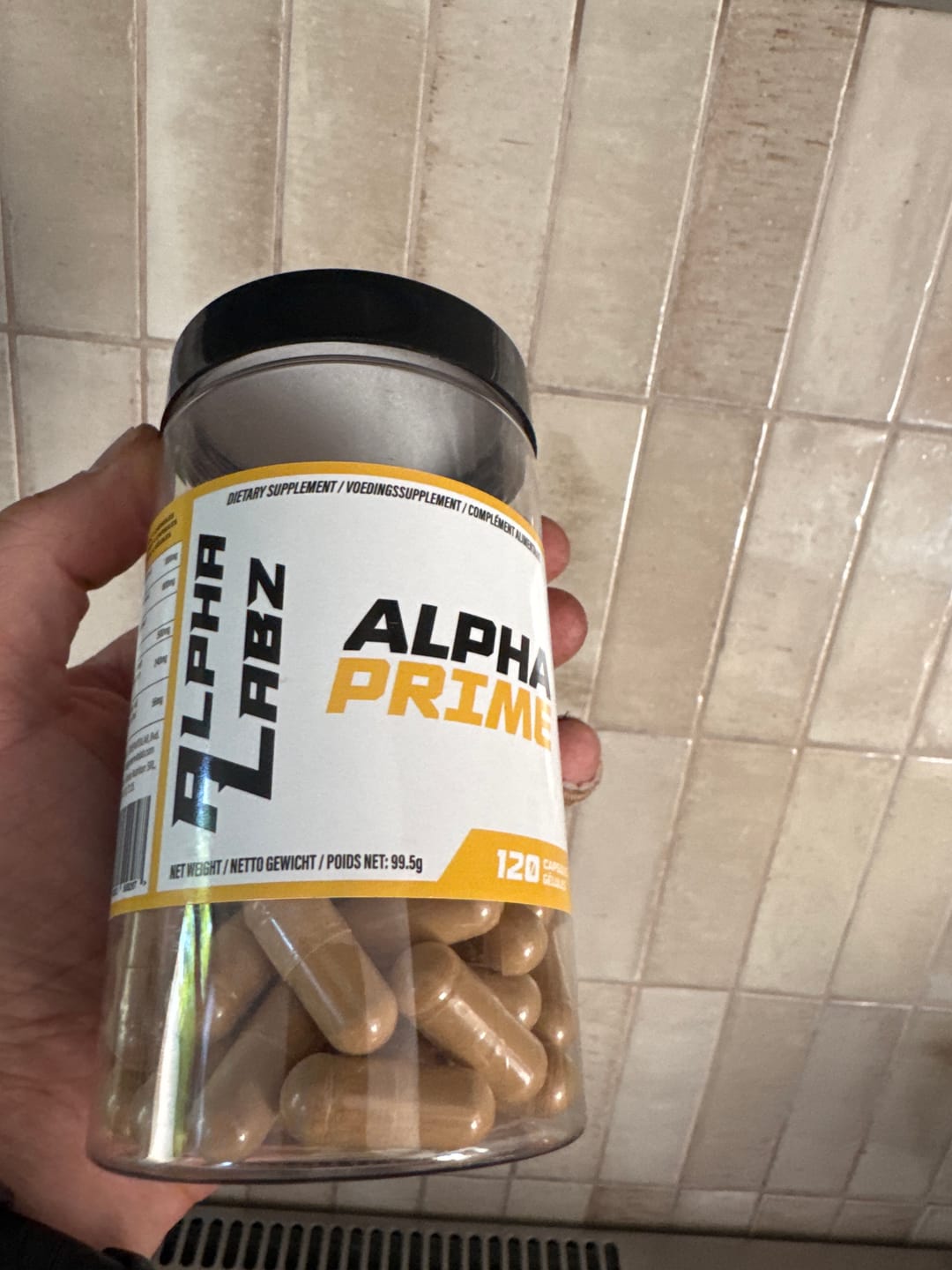Customer photo review of Alpha Labz - Alpha Prime