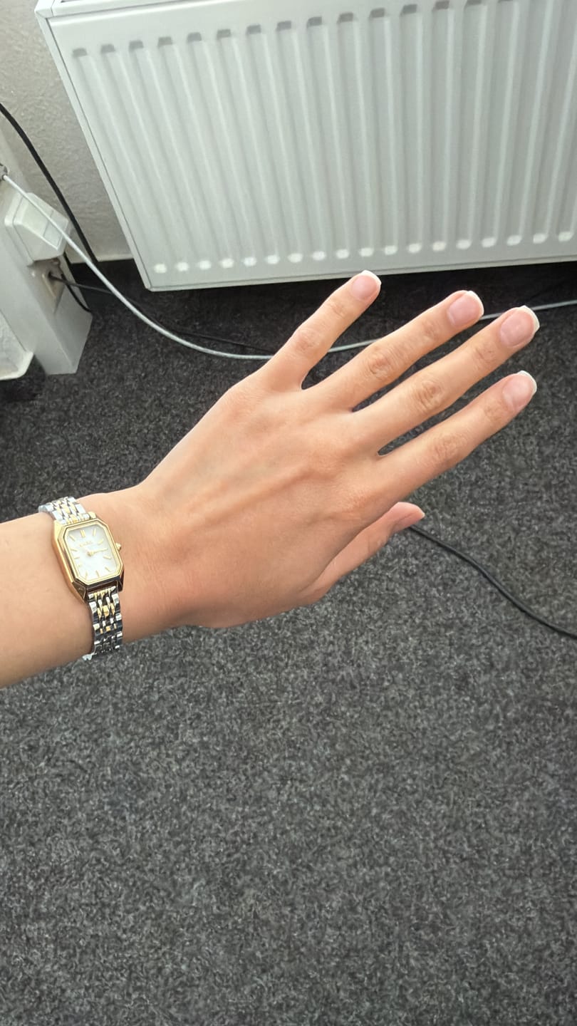 Customer photo review of Isabell Petite Gold Silver
