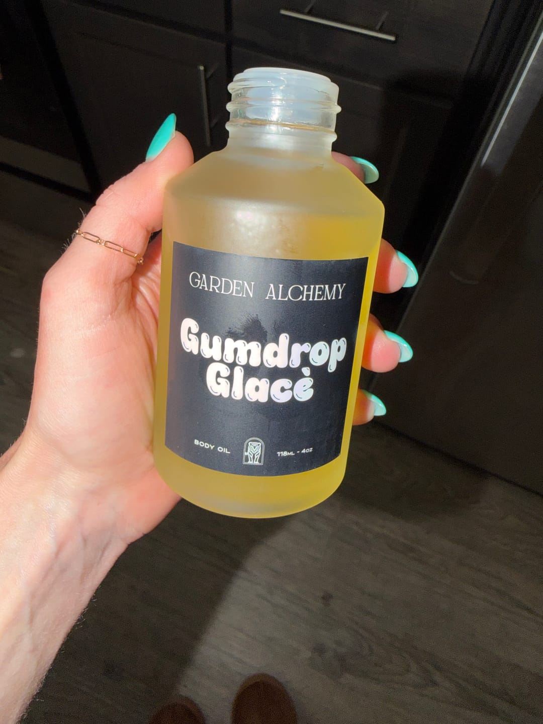 Customer photo review of GUMDROP GLACÈ BODY OIL