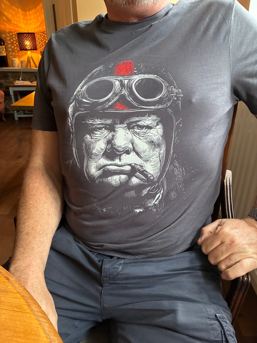 Customer photo review of Churchhill Rider 13 T-Shirt
