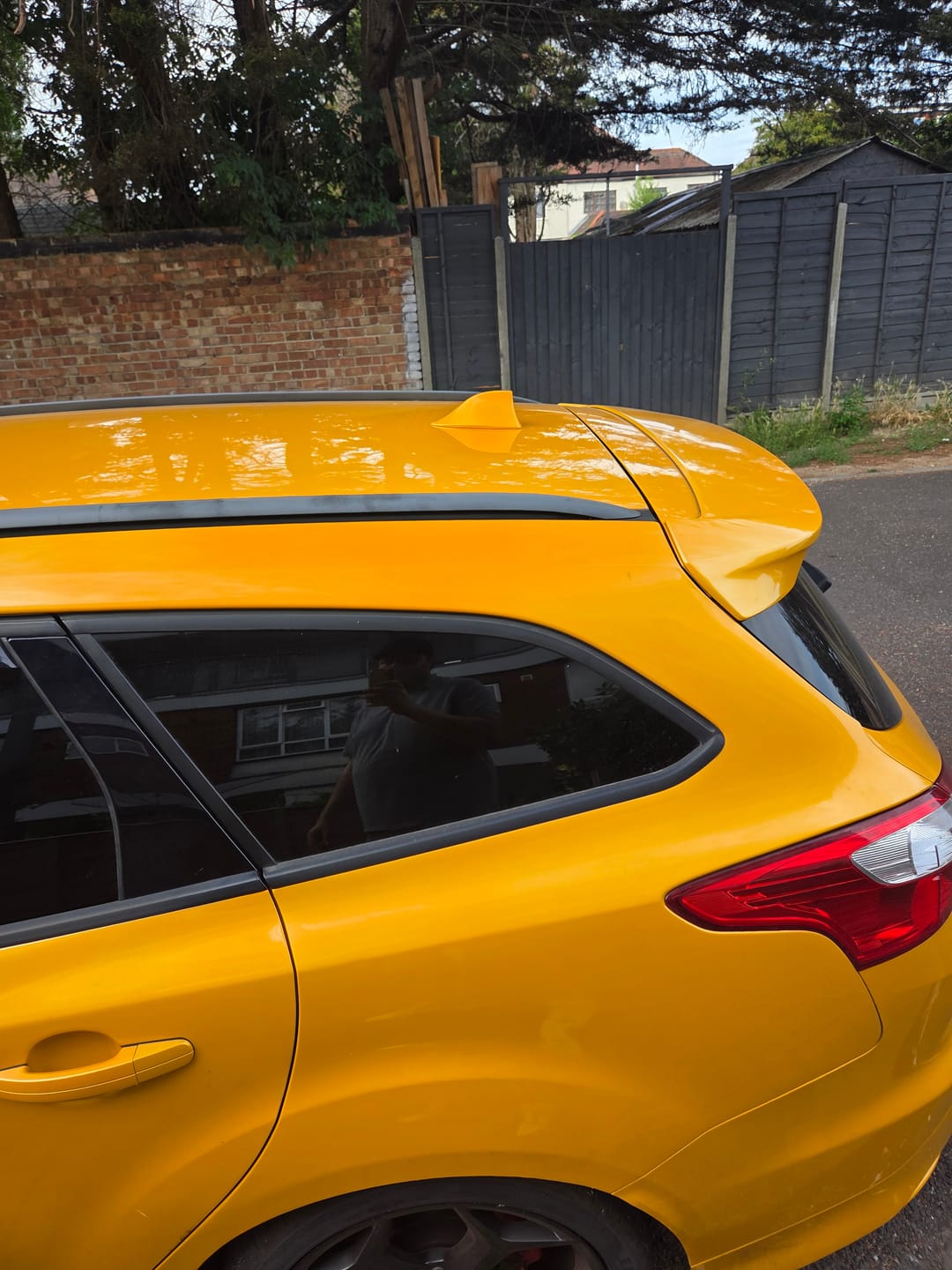 Customer photo review of 'Shark Fin' Aerial (Painted) - Mk3/3.5 Ford Focus / Mk8 Ford Fiesta