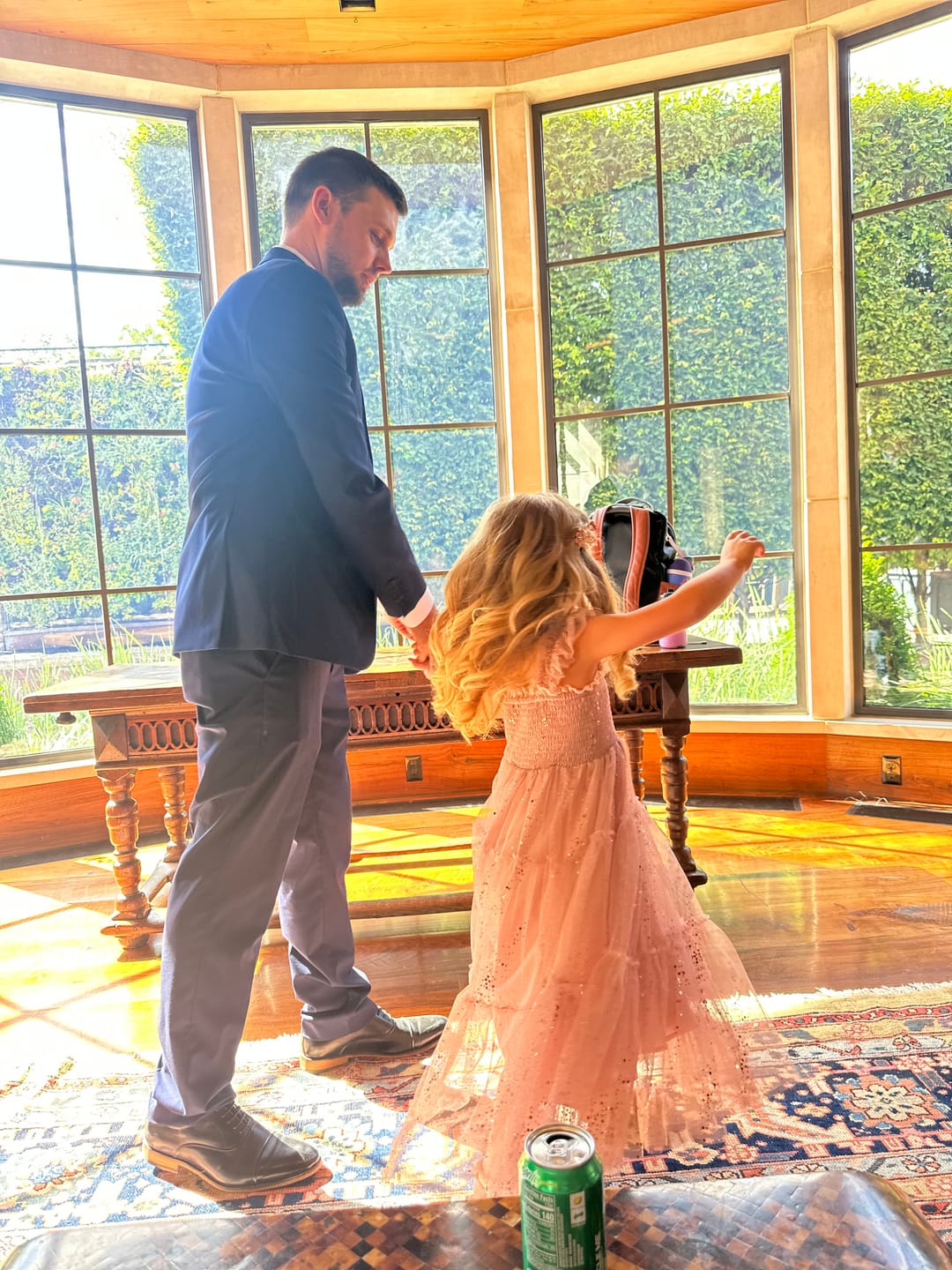 Customer photo review of Glimmer Dress - Ballet Slipper