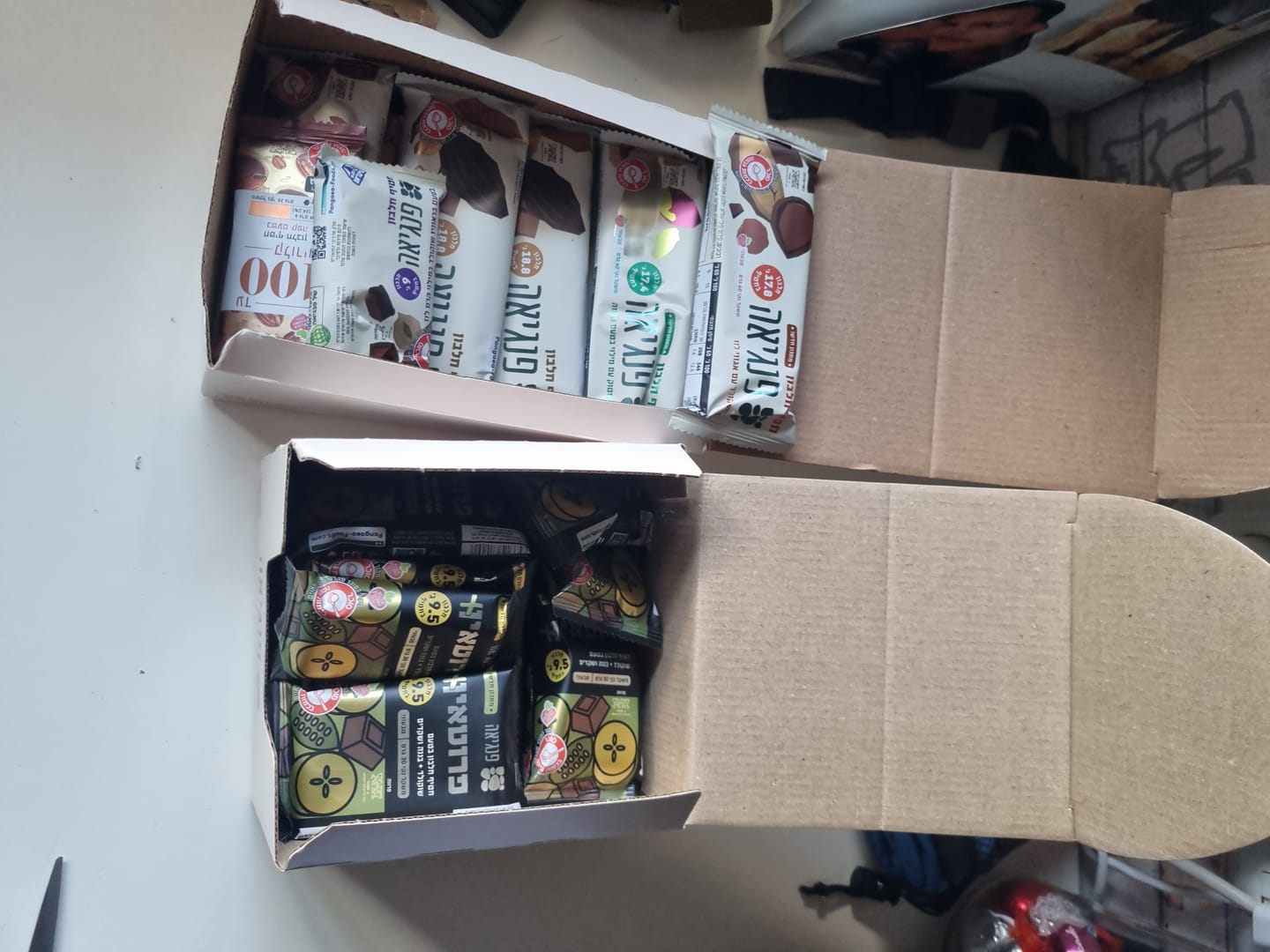 Customer photo review of מארז חטיפי חלבון