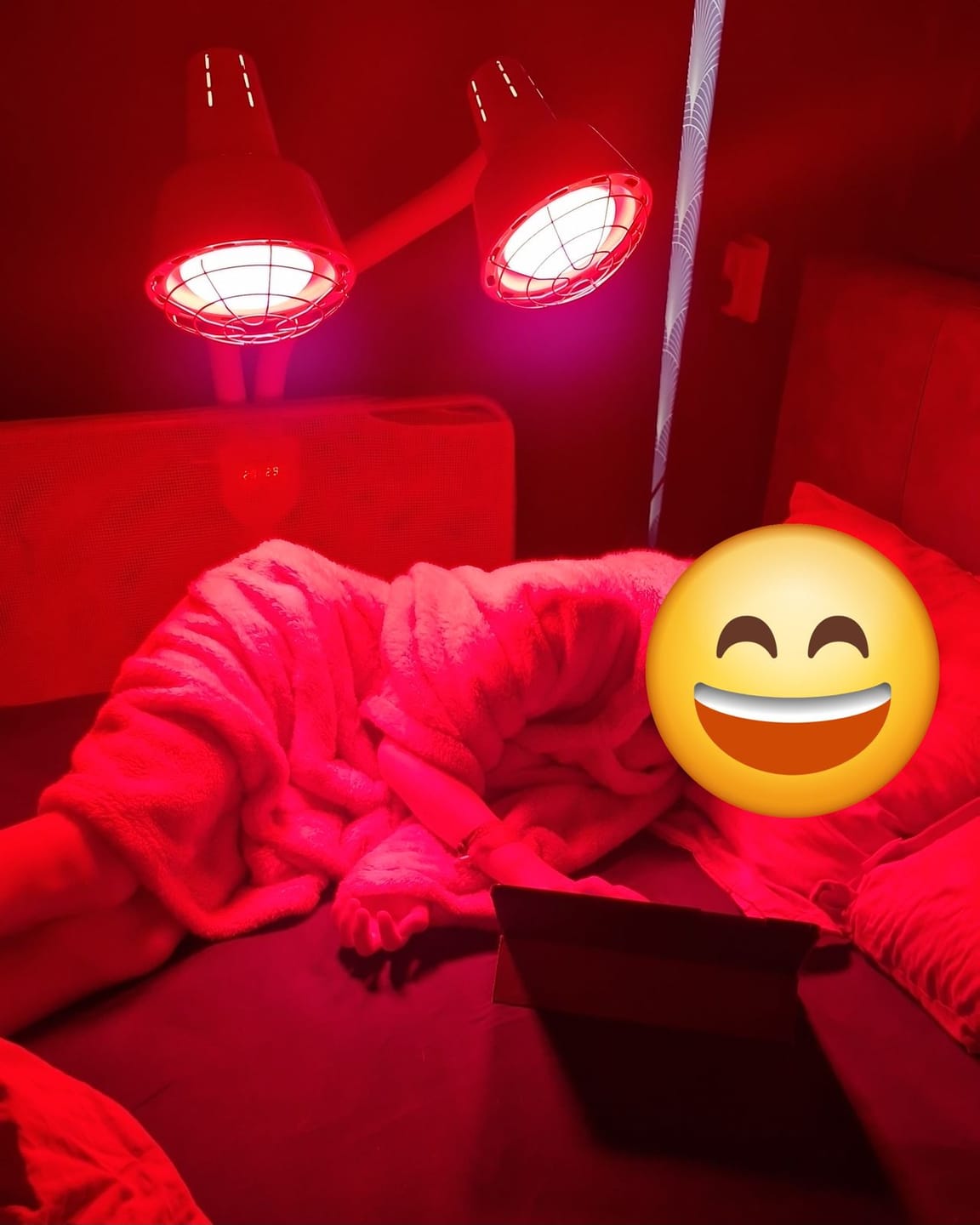 Customer photo review of LIROMA® Infraroodlamp Dubbele kop – 507 – Ideaal voor thuis