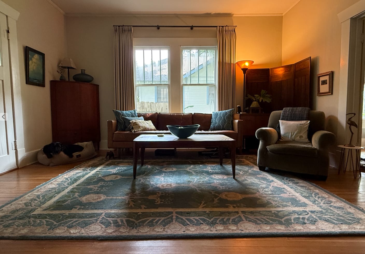 Customer photo review of Premium Herringbone Linen Curtains – Pinch Pleated, Light-Filtering Drapes for Living Room & Bedroom（Luma）