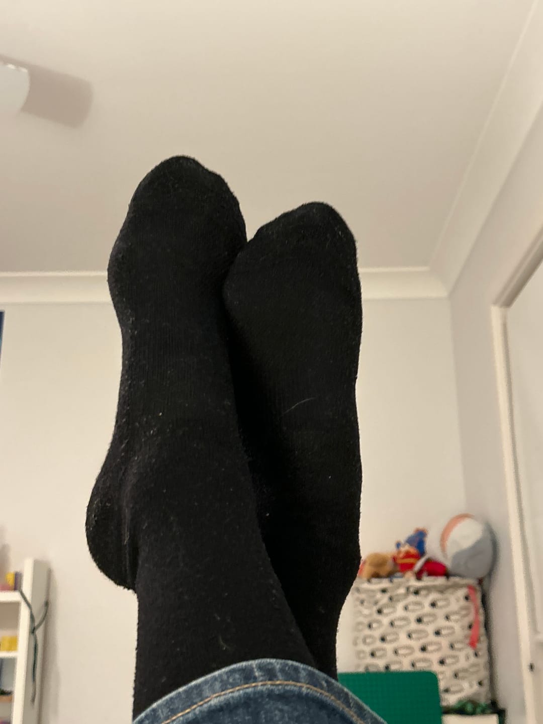 Customer photo review of Boot Socks