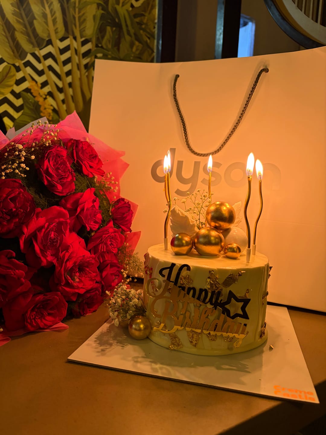 Customer photo review of Customized Flower Cake