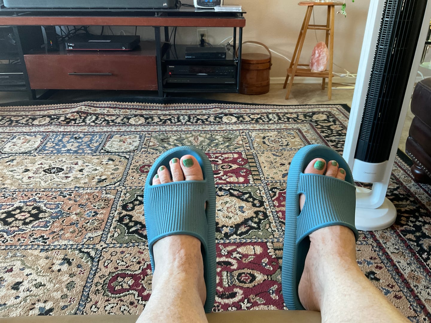 Customer photo review of Cloud Slides - Original Cushion Comfort