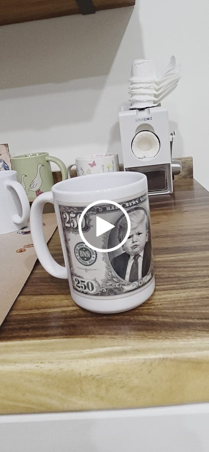 Customer video review of "250th Anniversary Bill" Mug