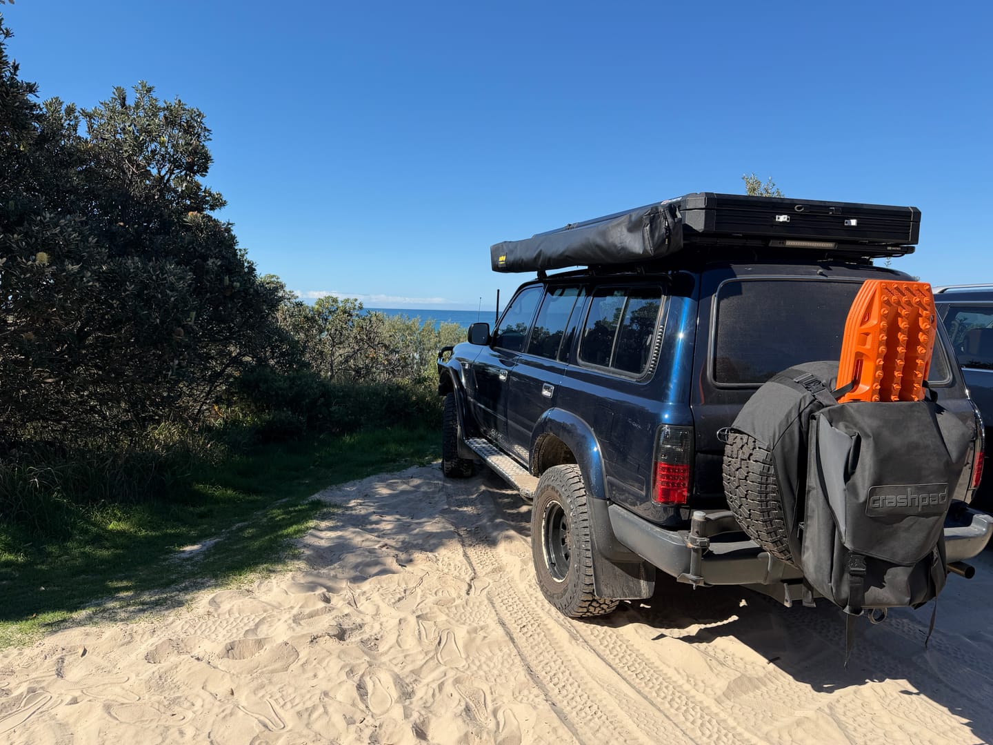 Customer photo review of Half Smoked LED Tail Lights for 80 Series LandCruiser