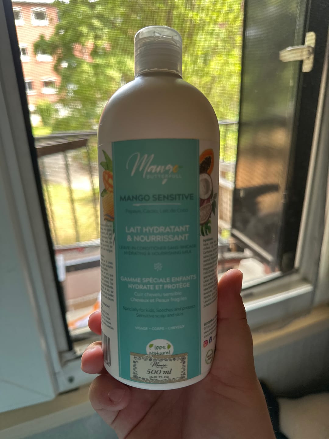 Customer photo review of Spray Hydratant et nourrissant - MANGO SENSITIVE