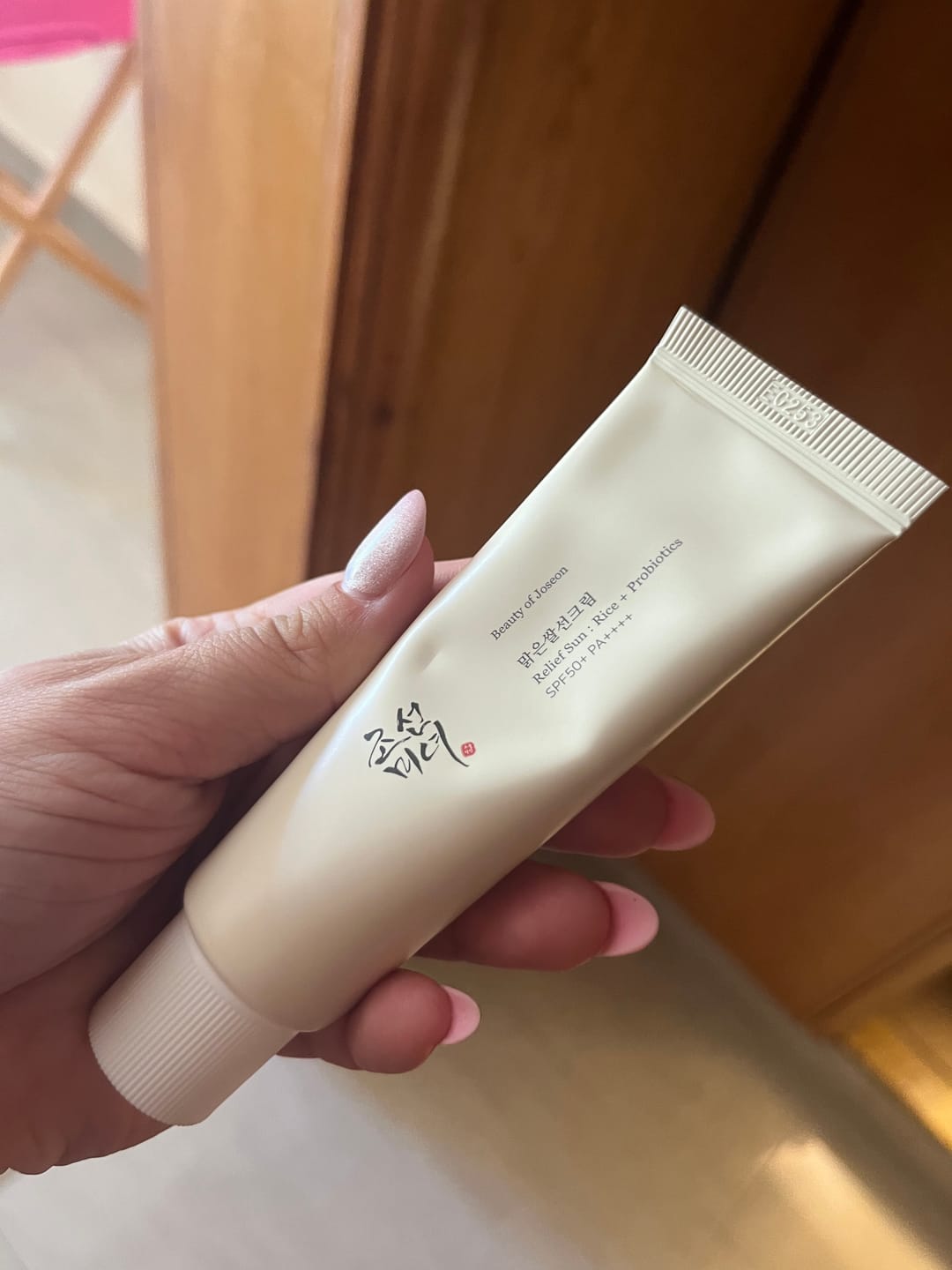 Customer photo review of Saules aizsargkrēms ar probiotiķiem Beauty of Joseon Relief Sun Rice Probiotics SPF50