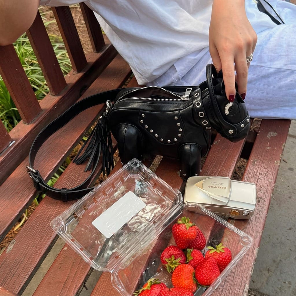 Customer photo review of Cavallo Handbag in Vegan Leather