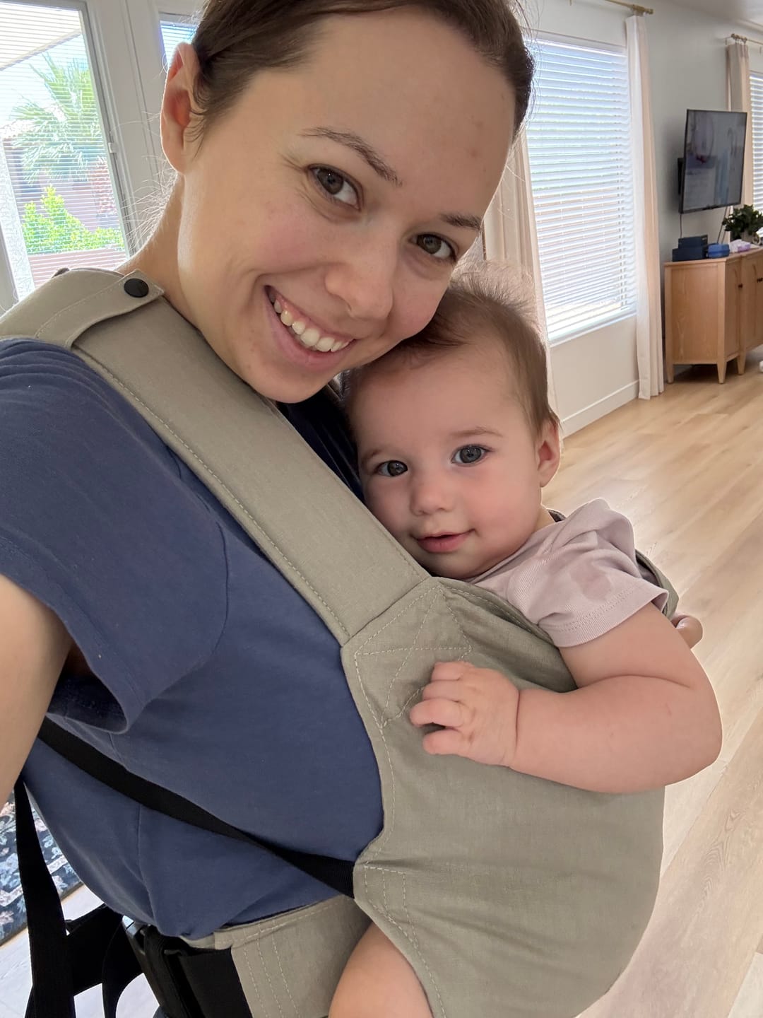 Customer photo review of Happy Baby Original Baby Carrier