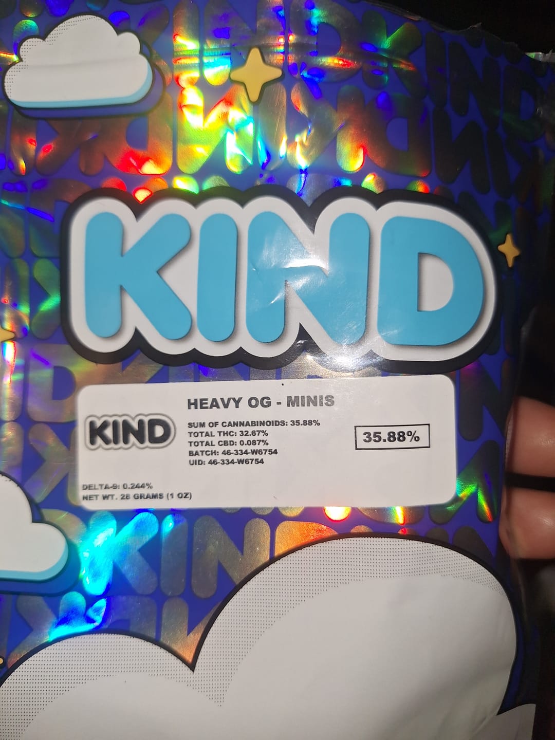 Customer photo review of Heavy OG - Minis - 28 Grams - Indica