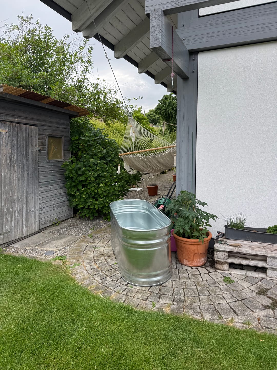 Customer photo review of Eisbad Stahlwanne