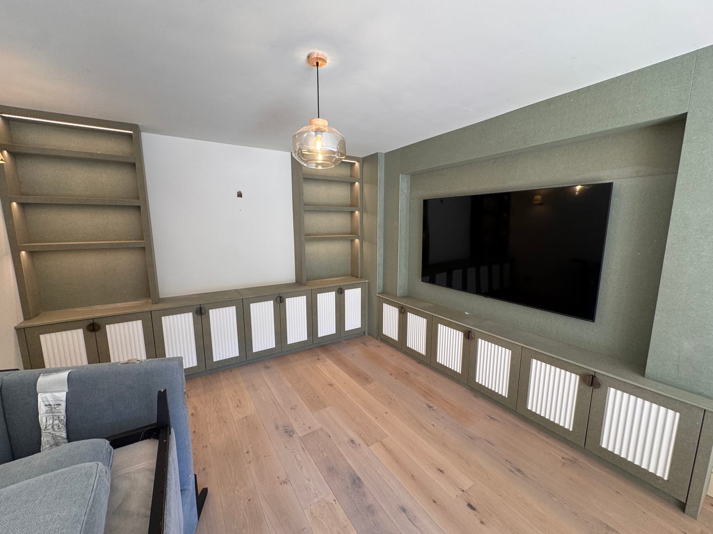 Customer photo review of Legacy Fluted Paintable MDF Panel