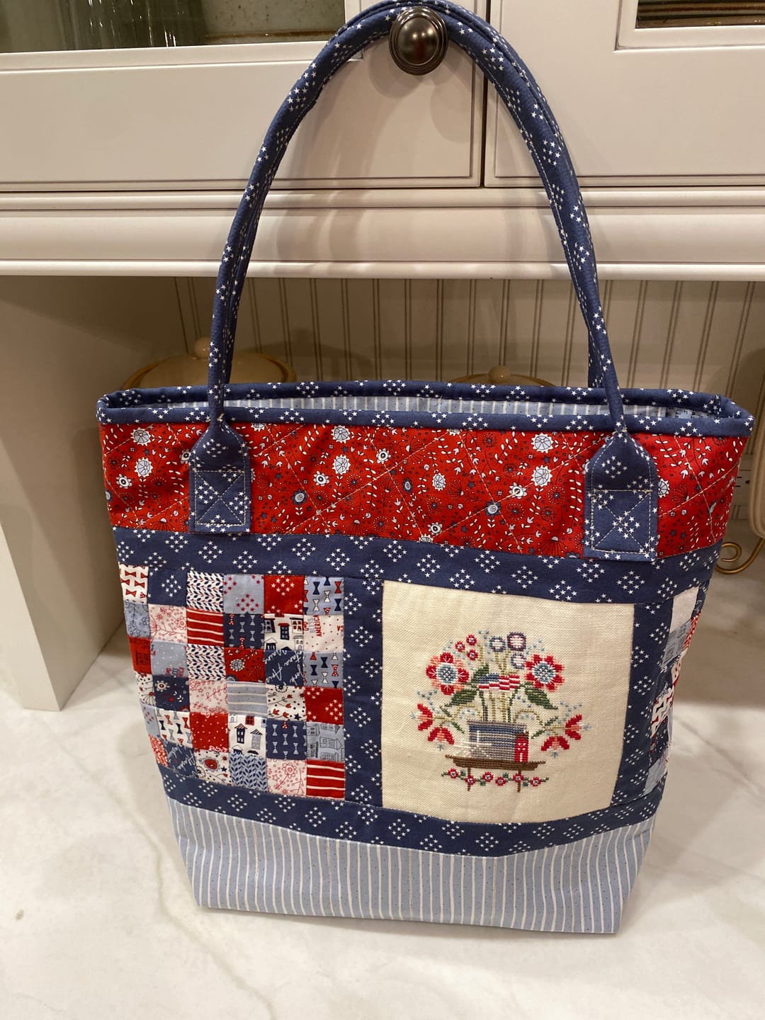 Customer photo review of Stitch & Stow Bag Kit - Star Handles