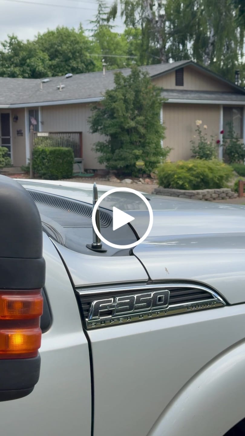 Customer video review of PREMIUM BULLET ANTENNA