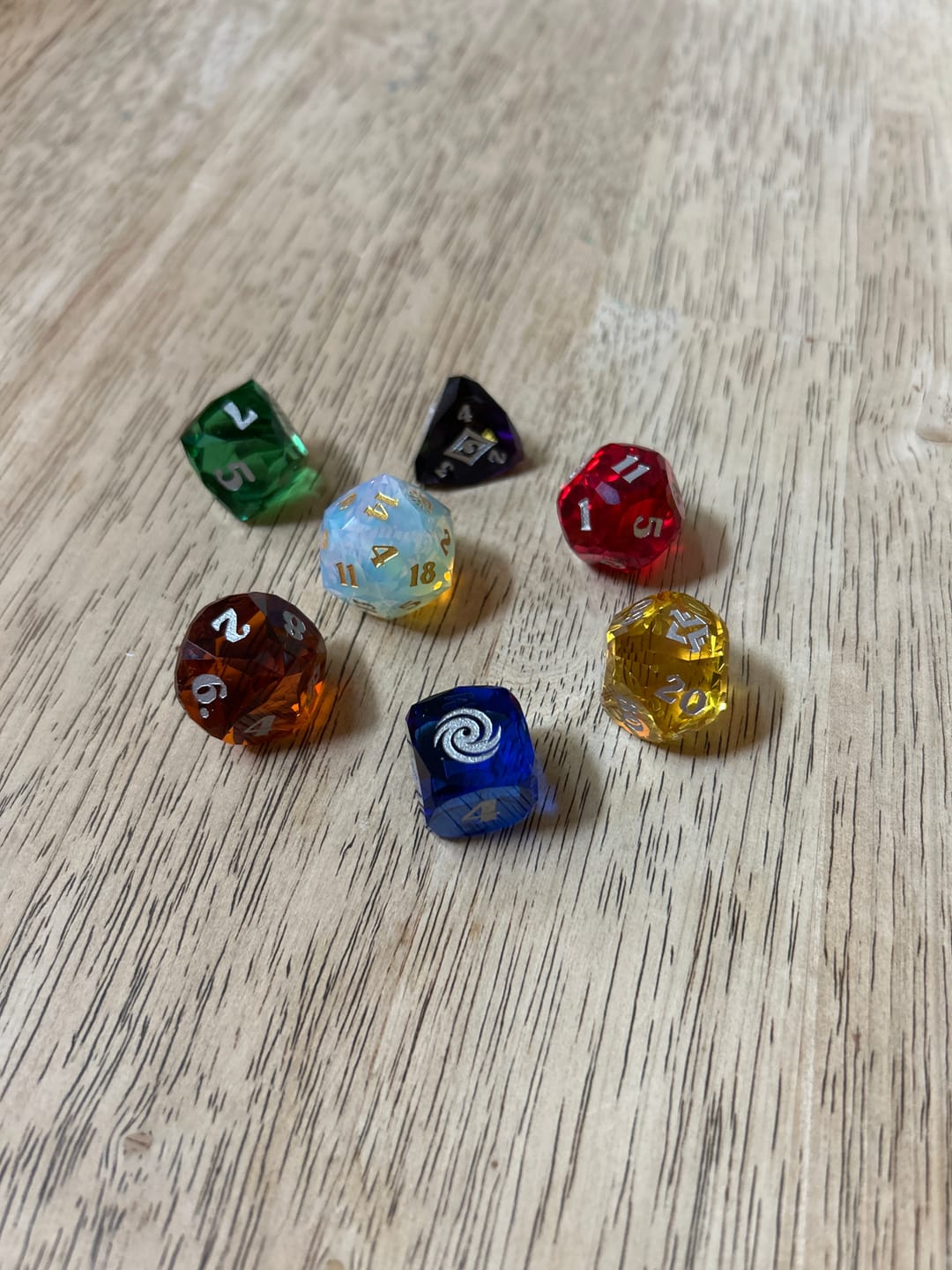 Customer photo review of PRE-ORDER | The Diagem Dice Set | Tales from the Stinky Dragon x Misty Mountain Gaming