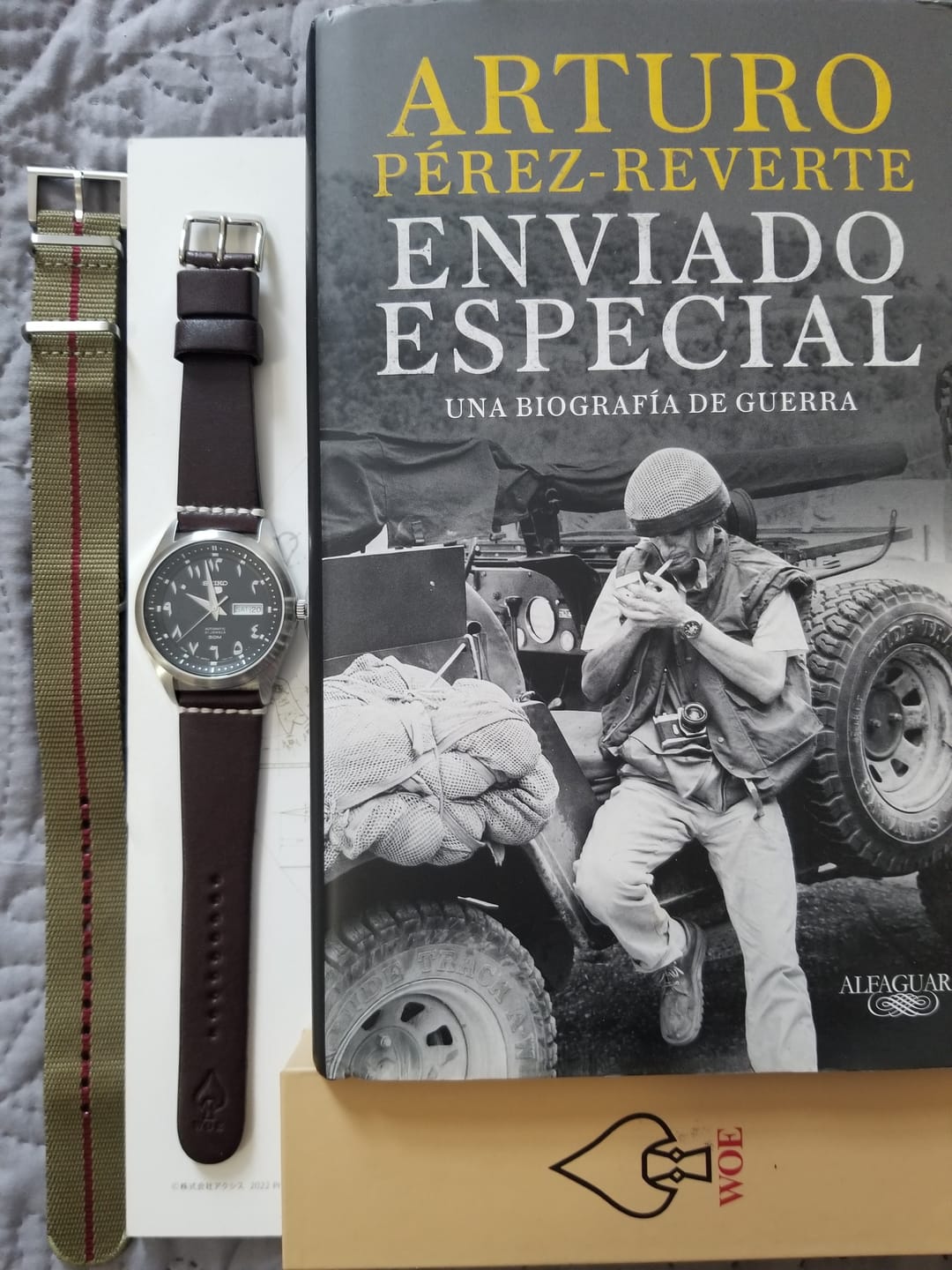 Customer photo review of Jedburgh 2.0 Leather Watch Strap