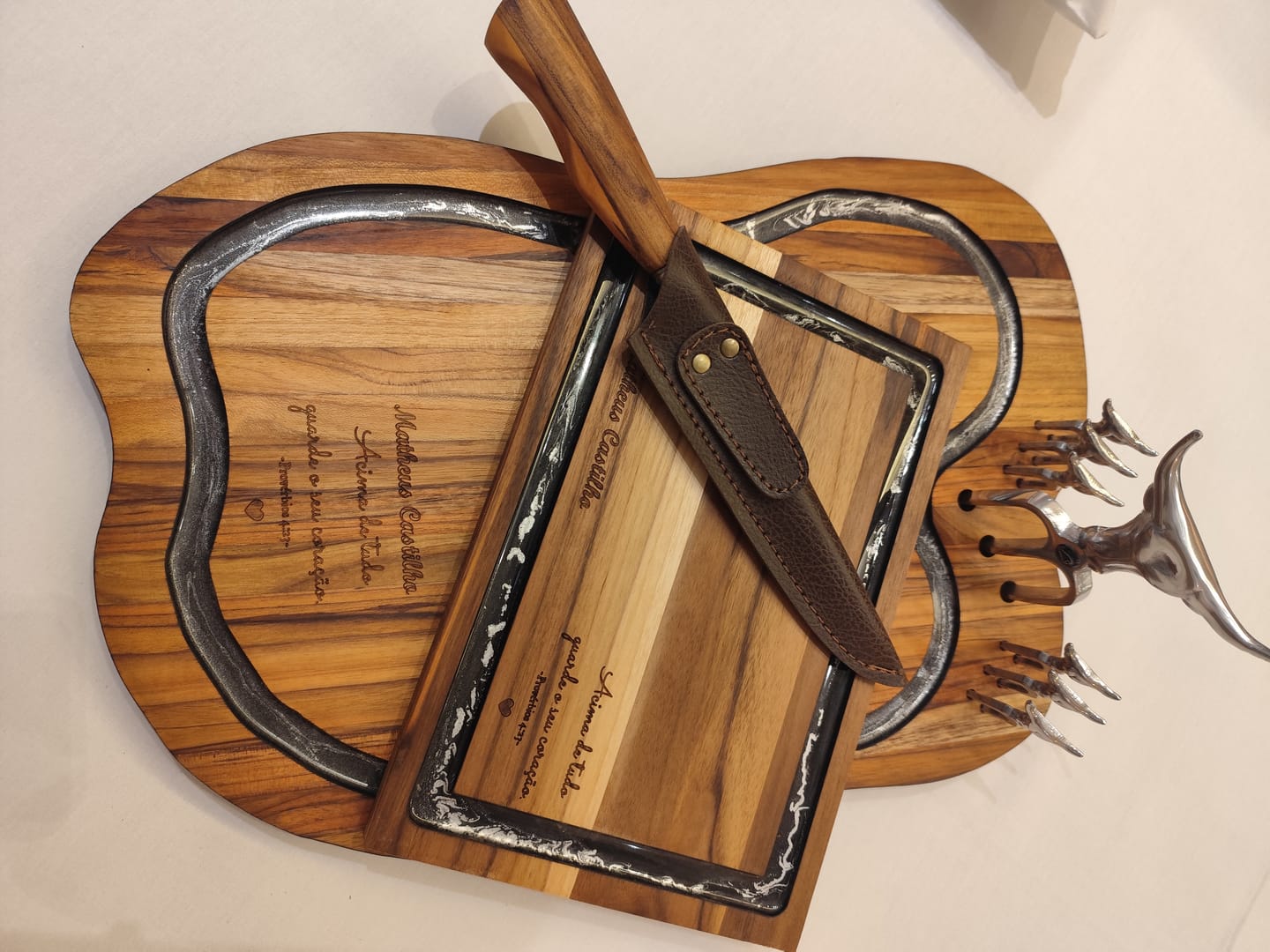 Customer photo review of Kit Churrasco Personalizado With All c/ Caixa de Presente