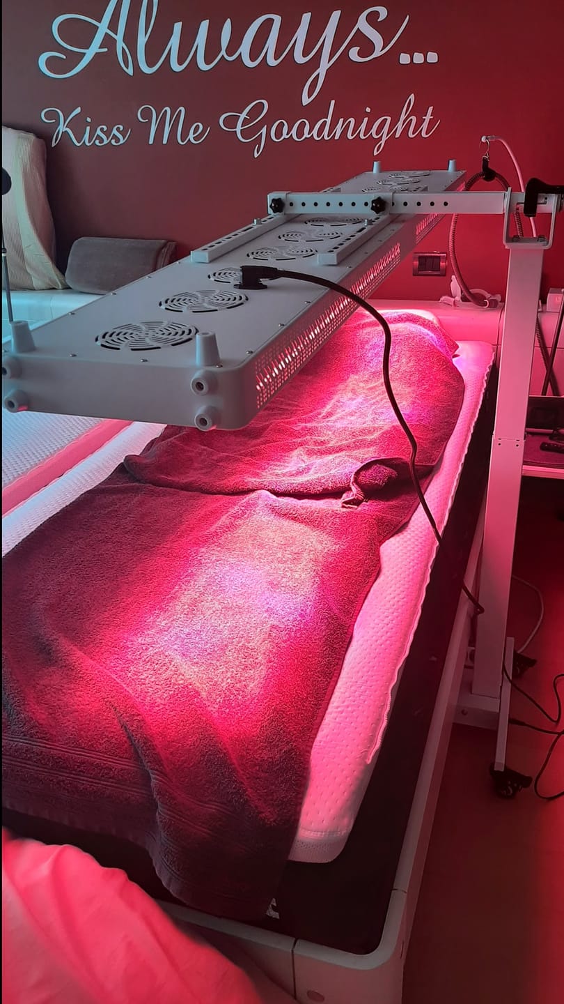 Customer photo review of PrimeFORCE RL600 (Roodlichttherapie) – Ideaal voor thuis – Levensduur tot 100.000 uur - 180x30x7cm