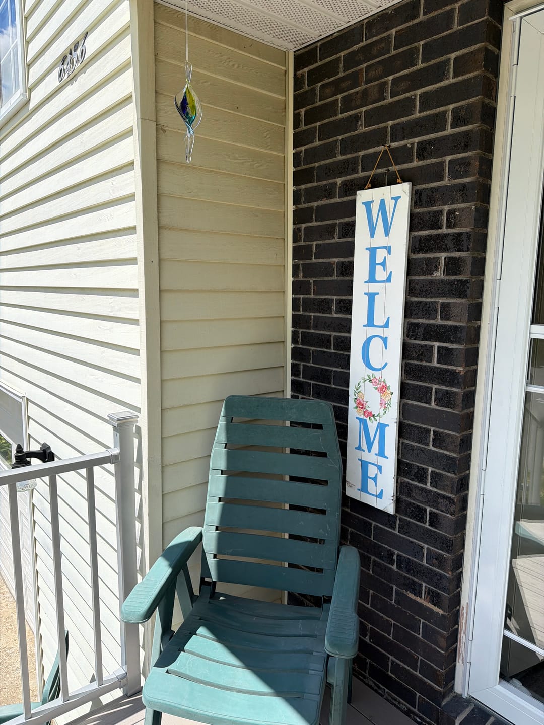 Customer photo review of Dichroic Spinner Suncatcher with Infused Cremains