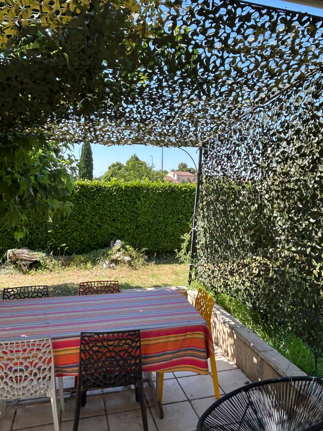 Customer photo review of Filet de camouflage renforcé vert