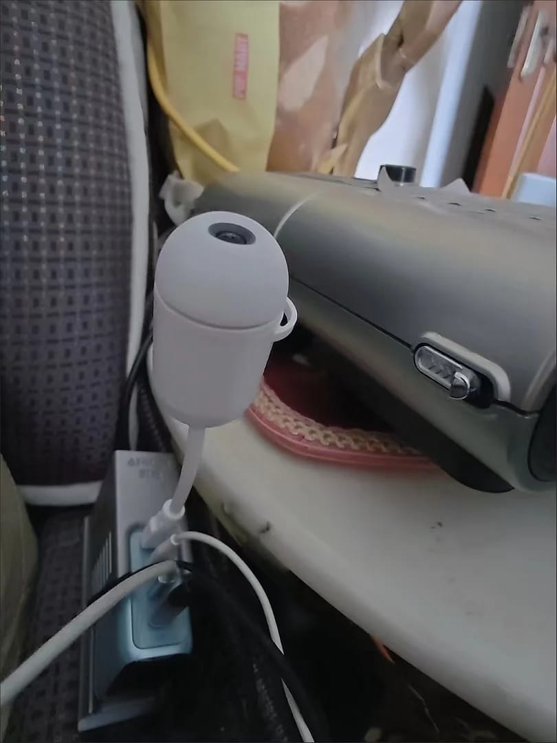 Customer photo review of AstroDrift™ — USB Star Projector for Car & Home