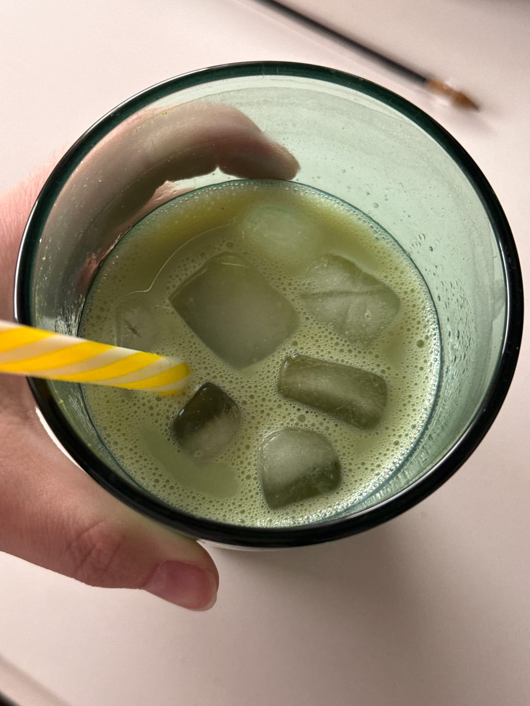 Customer photo review of Té Matcha Vainilla Premium