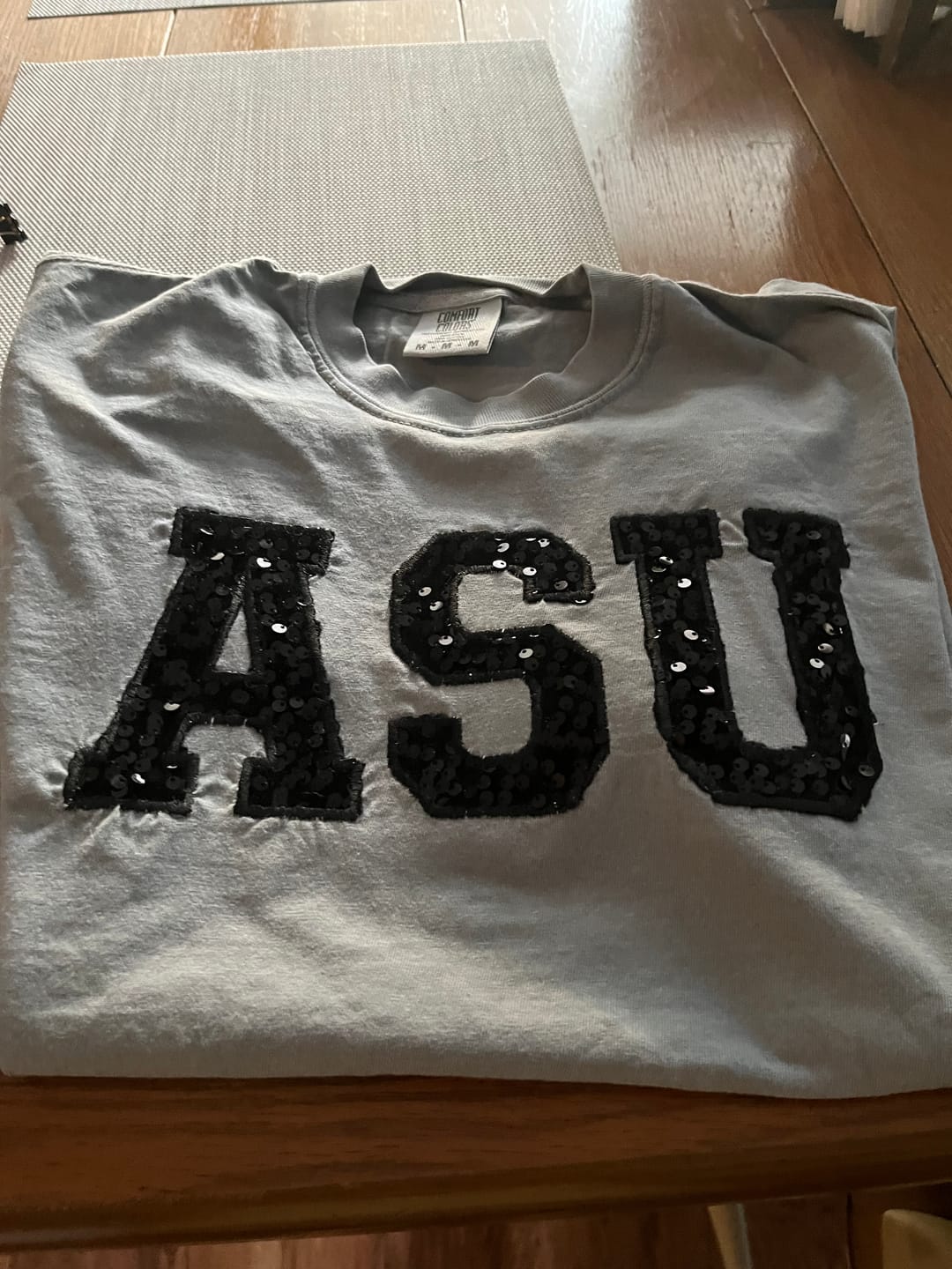 Customer photo review of Sequins Velvet $16.49