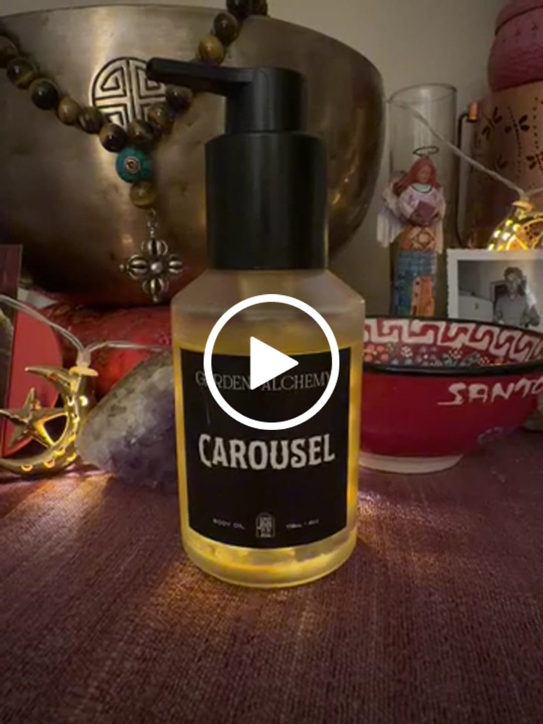 Customer video review of CAROUSEL BODY OIL