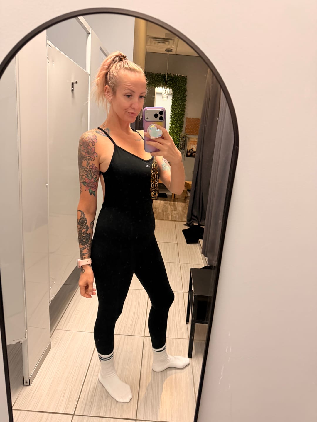 Customer photo review of The Bare Onesie / Black