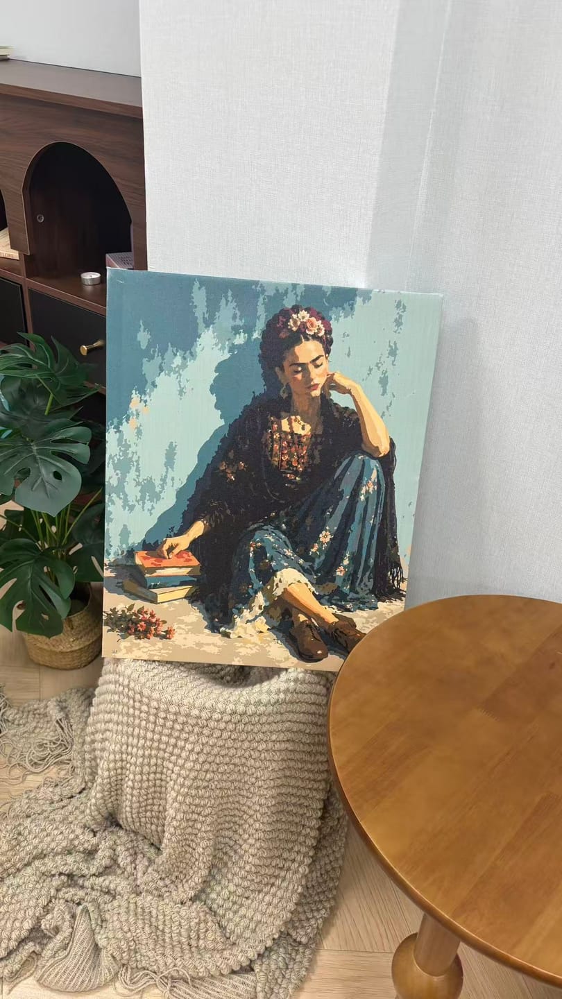 Customer photo review of Bohemian Reverie | Paint by Number