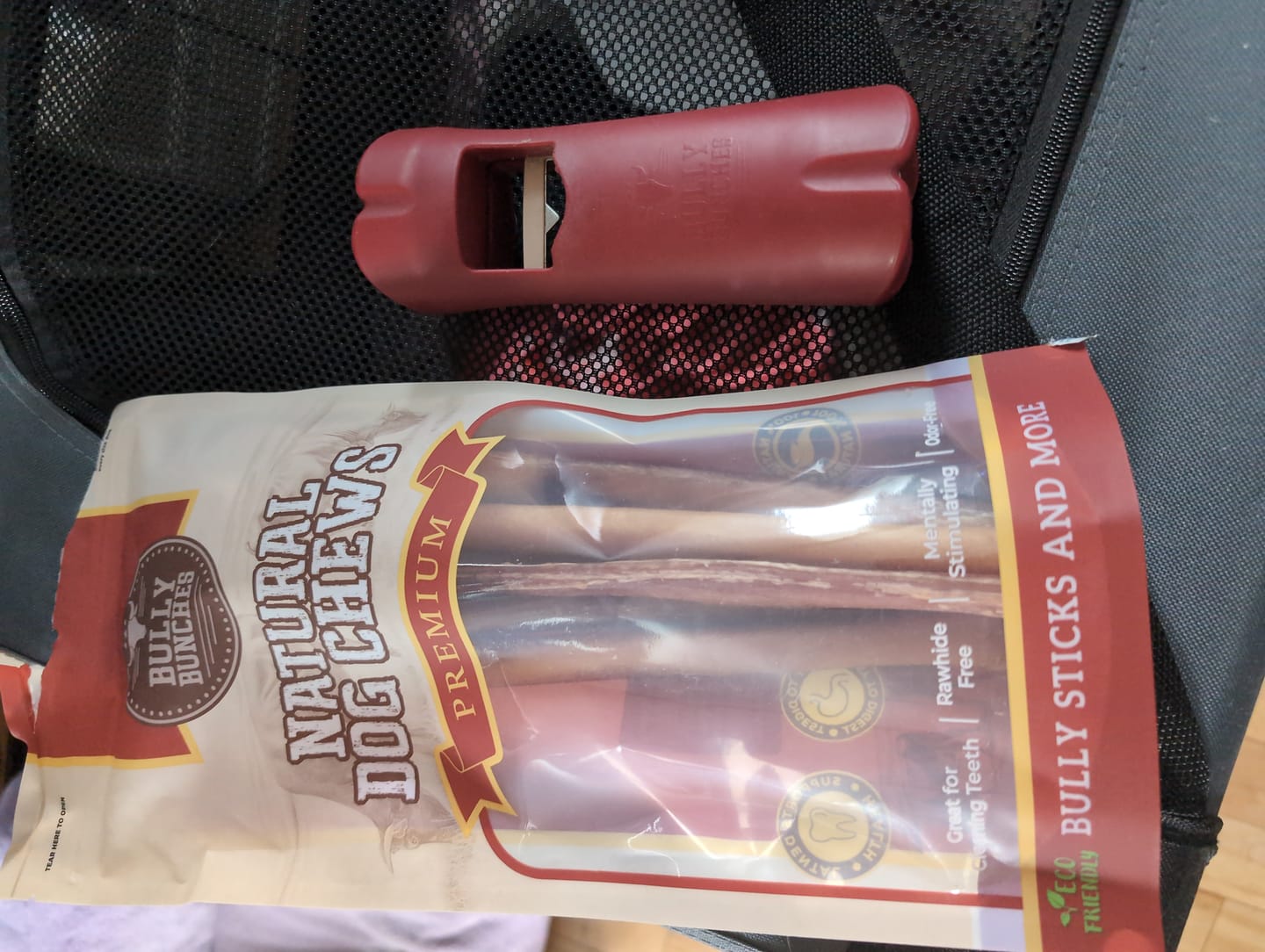 Customer photo review of 12 Inch Jumbo Bully Stick