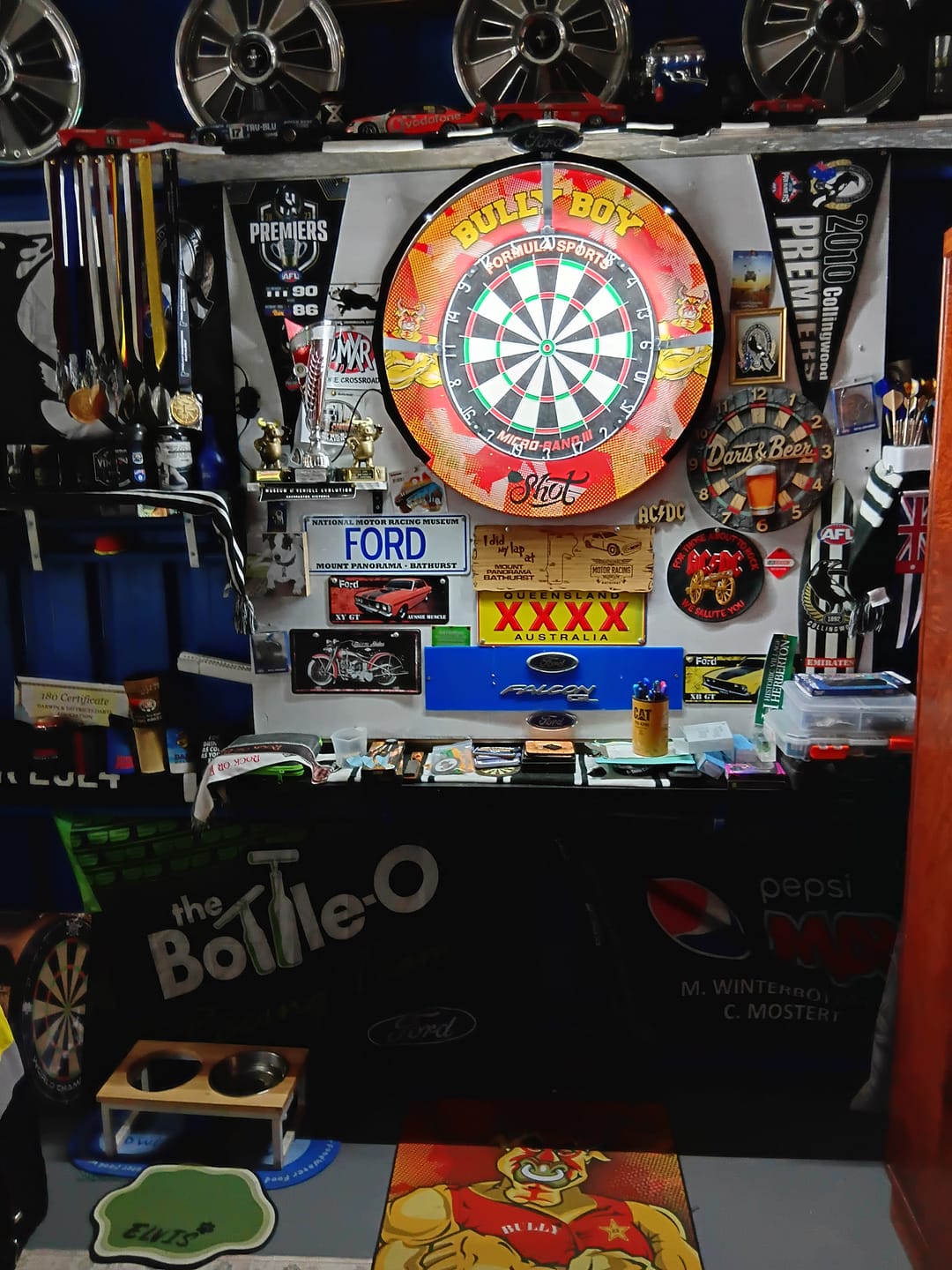 Customer photo review of Shot - Lumen Core Dartboard Lighting System