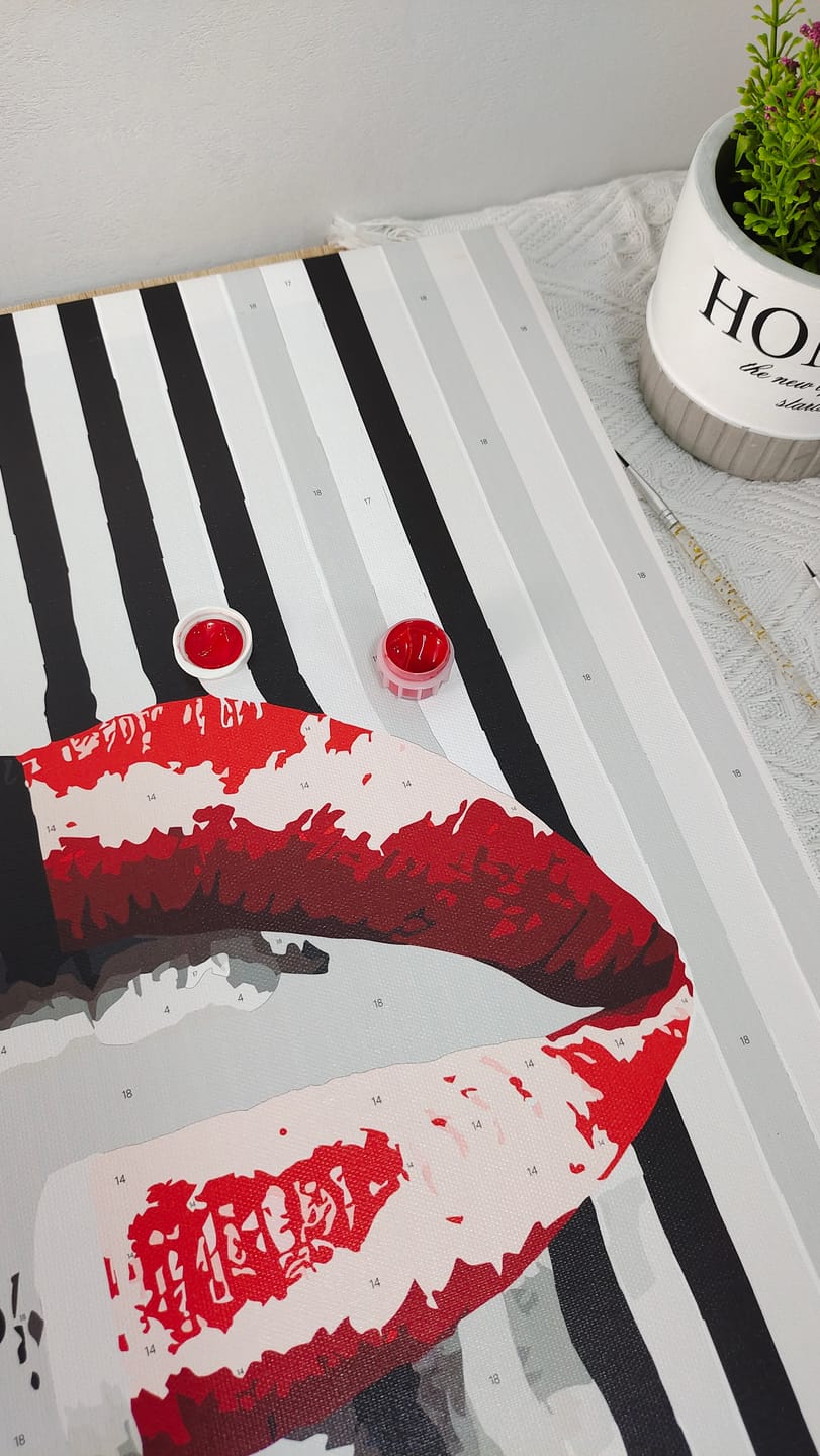 Customer photo review of Bold Expression | Paint by Number