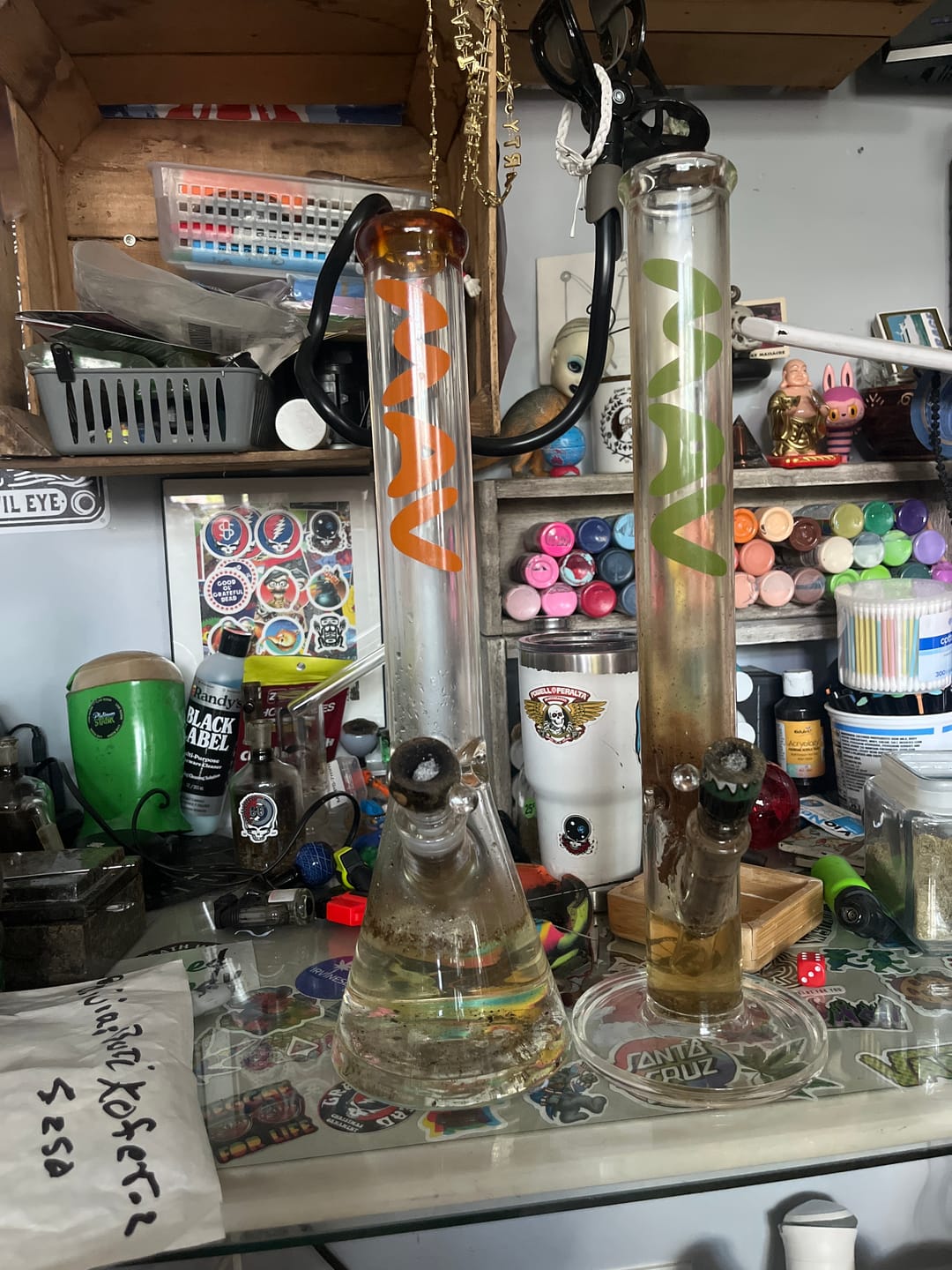 Customer photo review of 18" x 9mm Classic Beaker Bong
