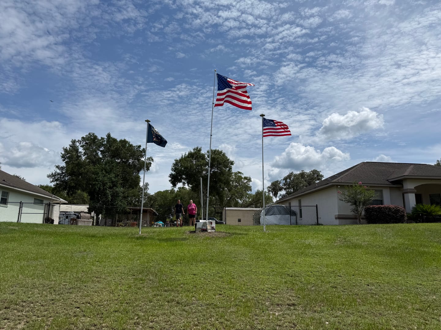 Customer photo review of NEW! 250th US Navy Flag