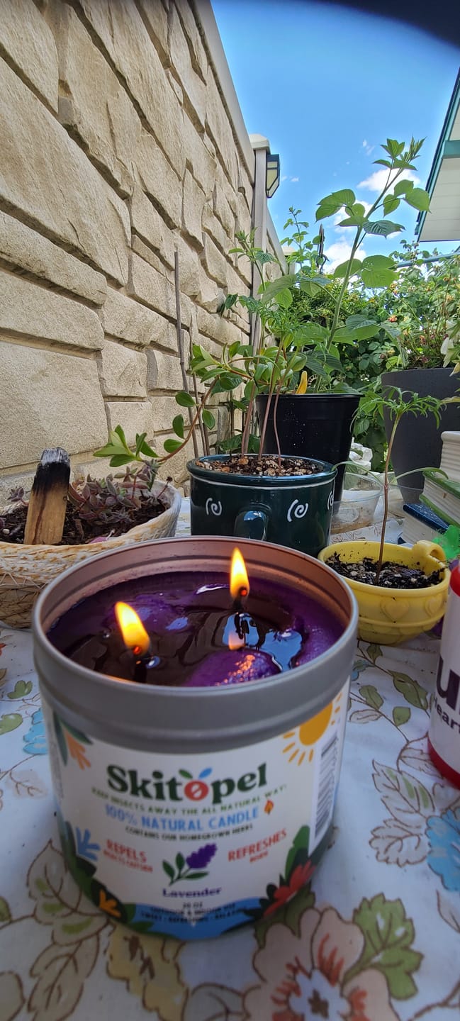 Customer photo review of Insect Repellent Candle