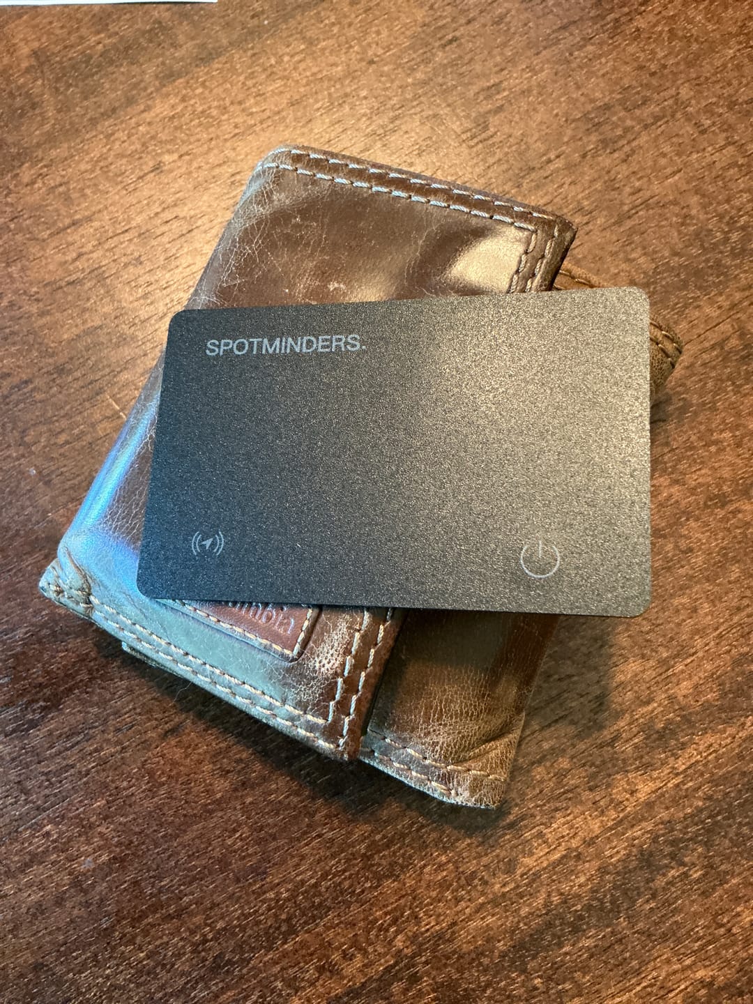 Customer photo review of SPOTMINDERS. Tracking Card