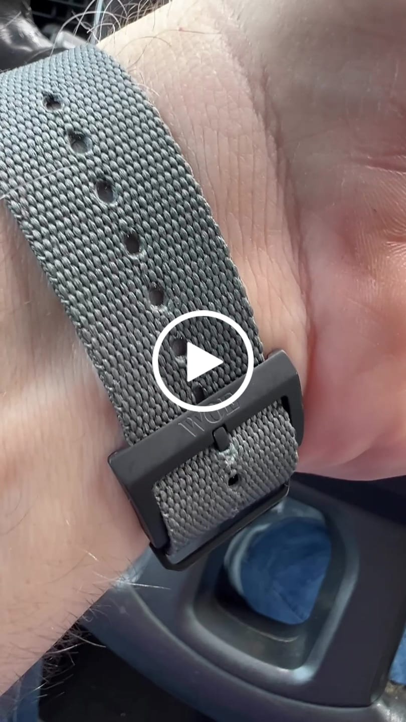 Customer video review of Five Eye Nylon Watch Strap - PVD/Black