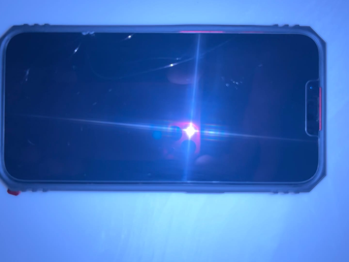Customer photo review of ZeroDamage Privacy Screen Protector (2-Pack) - iPhone 13 and iPhone 14
