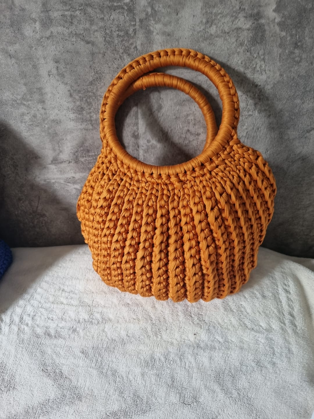Customer photo review of CrochetPark™ Shell crochet Handbag DIY Kit