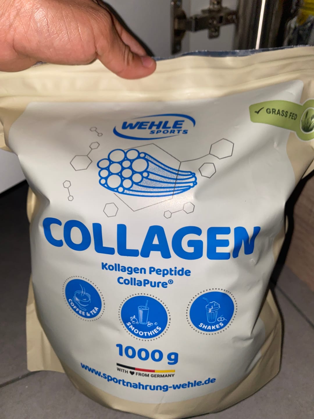 Customer photo review of Kollagen Pulver – Wehle Collagen Matrix 360° mit Kollagen Typ I, II & III