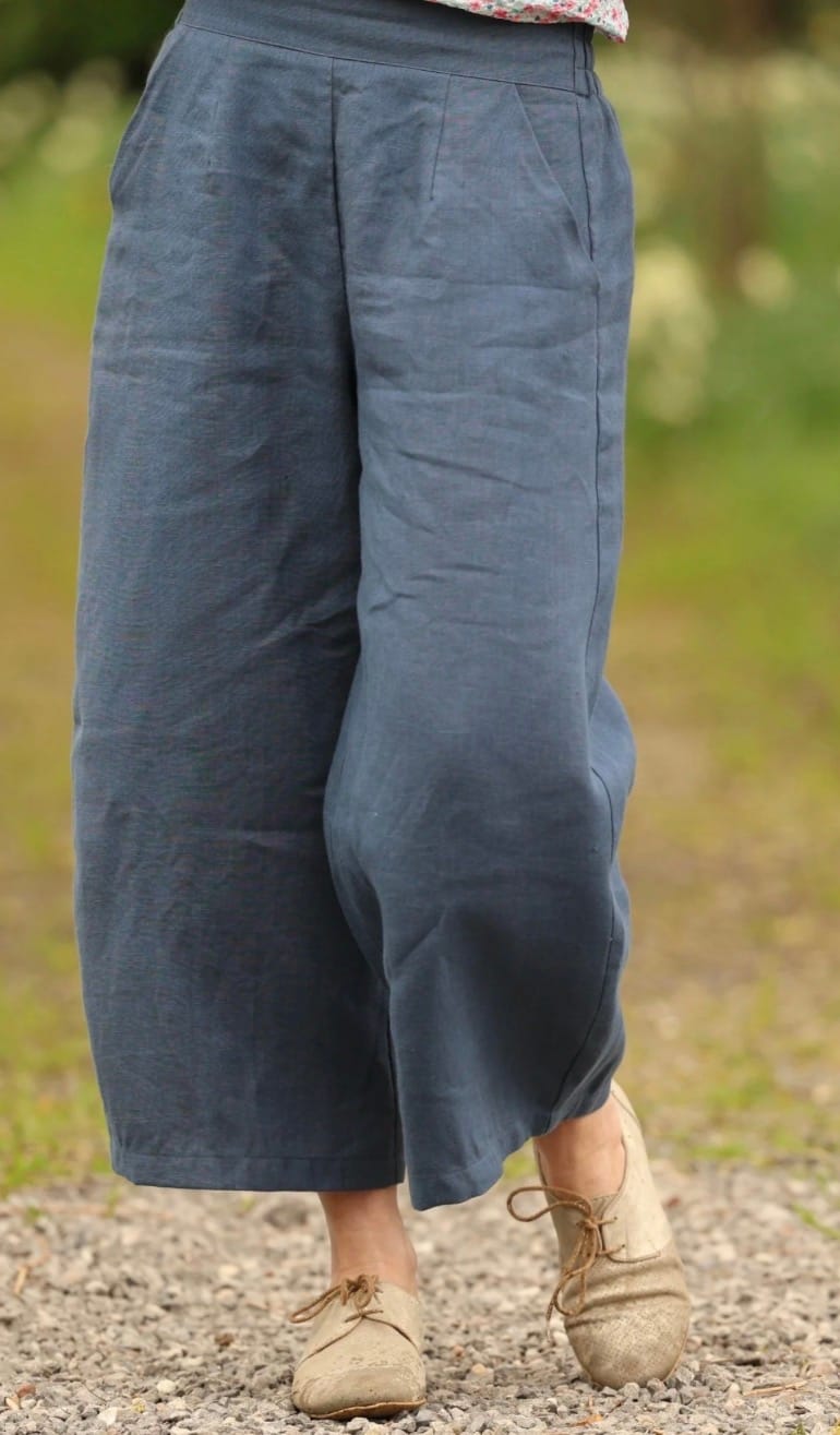 Customer photo review of Pantalon Briac - lin noir