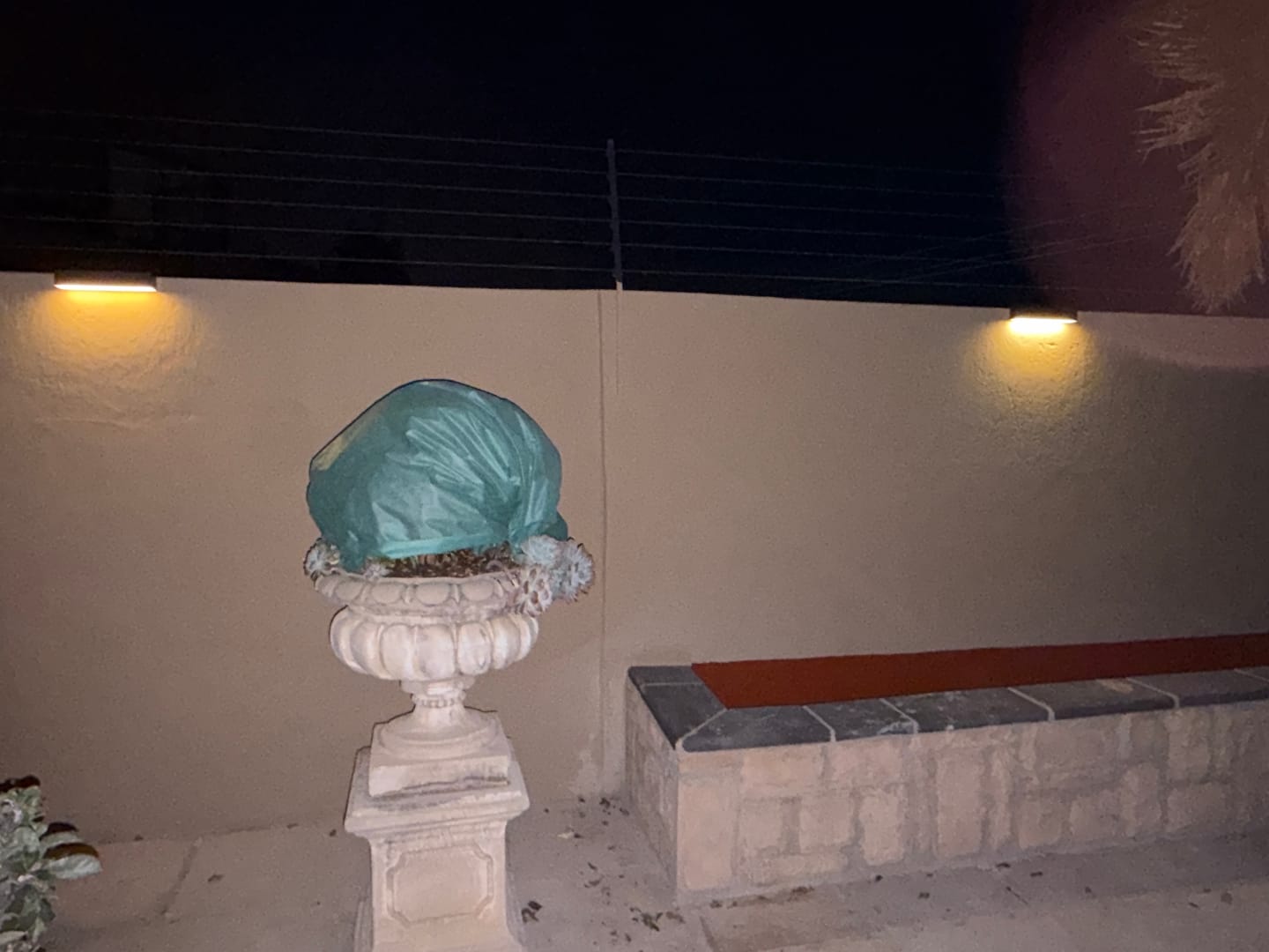 Customer photo review of Solar Wall Light with Motion Sensor