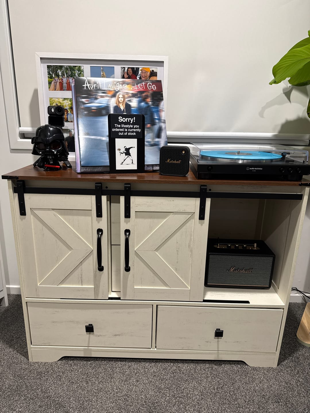 Customer photo review of Mila Farmhouse 4 Drawer Wide Dresser