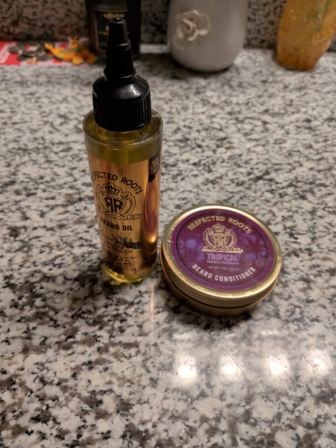 Customer photo review of Beard Oil